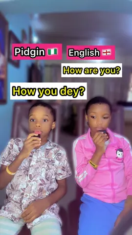 Nigerian Pidgin English vs standard English. #amazingdiction #vocabulary #pidgin #nigeria 