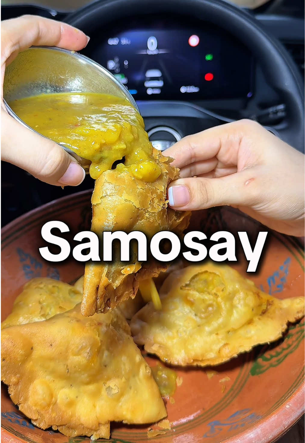 Samosas that bring joy to your Taste Buds Gulab Jamun: sweet symphony #fyp #foryou #weatherdemand #samosas #food 