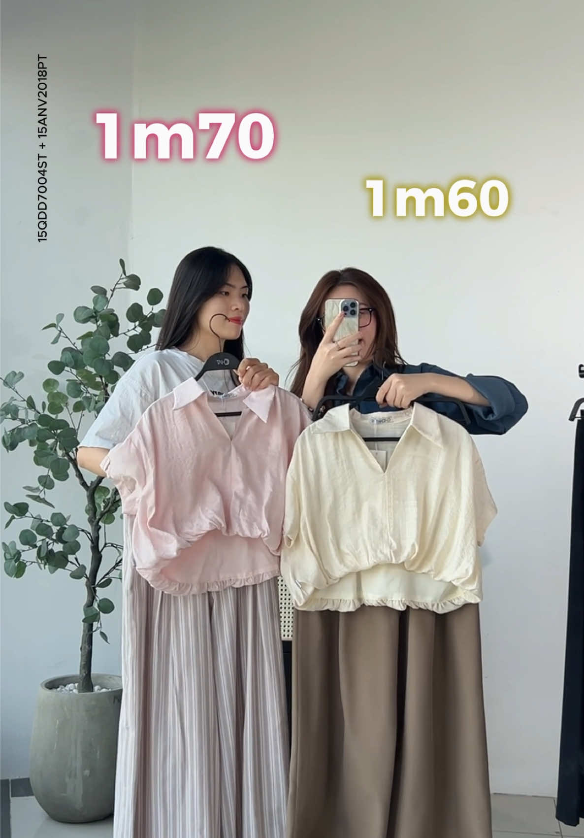 Khi 1m70 và 1m60 trong cùng 1 outfit 😍😎 #CCHATstyle #docongso #viral #thoitrangcongso #thoitrangnu 