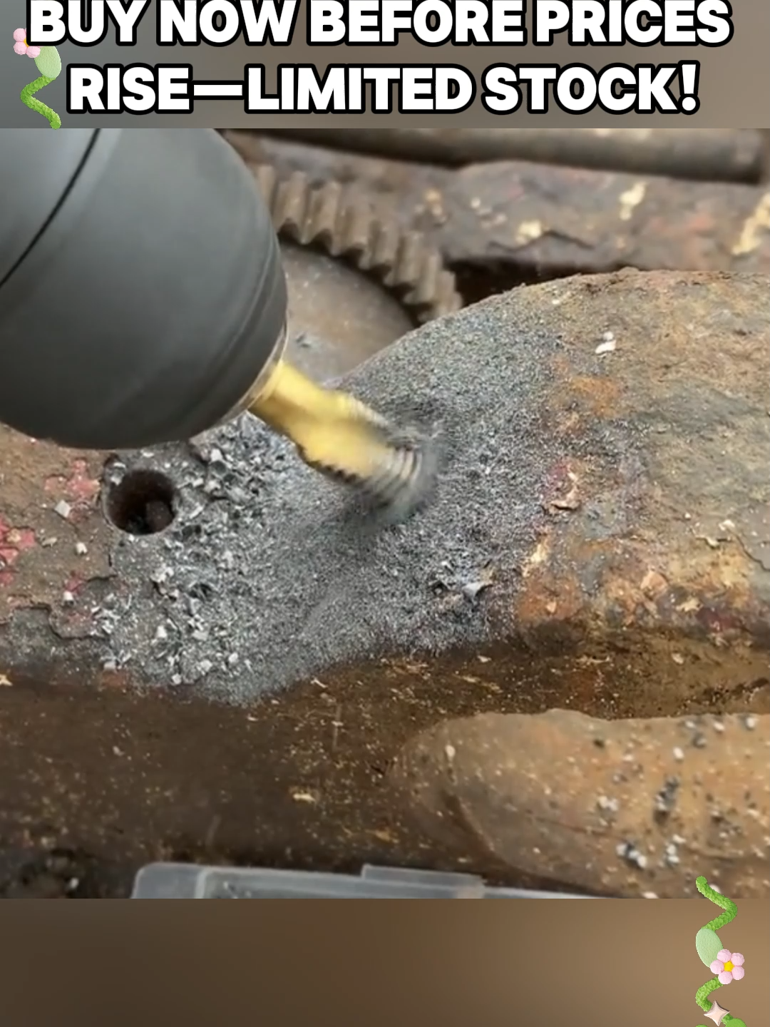 3-in-1 Hex Shank Drill Bit Set is here! Drill, tap and screw in one go, cuts through metal/wood effortlessly～⚡#HexDrillBit #MultiFunctionBit #DrillingTool #ToolKit #DIYEssential