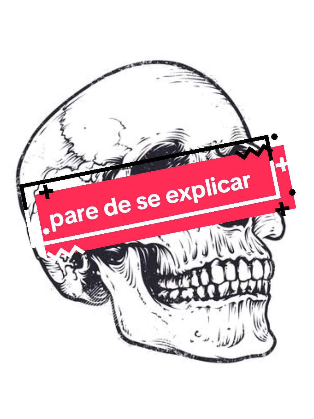 pare de se explicar e contnuae #disiplina #motivation #mentalidade #foco #caveira 