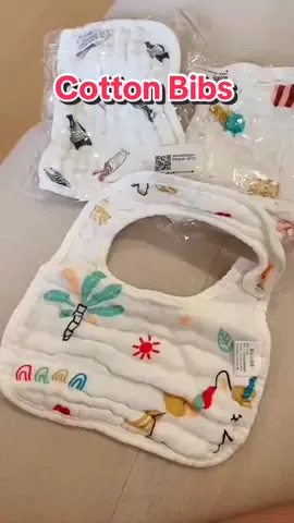 This cotton gauze bib for babies is super soft. #babybib #bibforbabies 