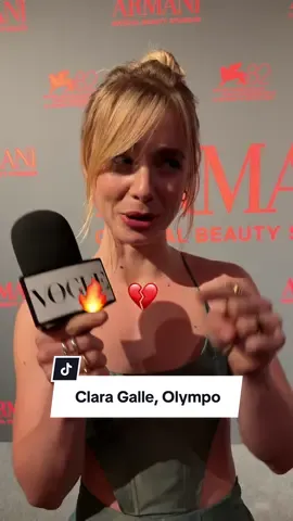 We met #olympo actress @Clara Galle at the @Armani beauty dinner during #venicefilmfestival 2025. #voguegermany #claragalle #olymponetflix 