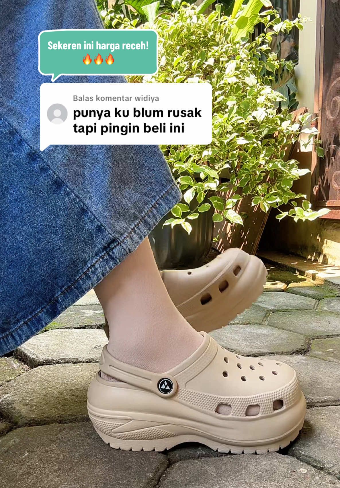 Membalas @widiya Sandal Baim, sandal Fuji, sandal wanita Korea dari Yesplus, tinggi 7cm nyaman di kaki, harga ambyar, bahan Eva Rubber, lentur, empuk, enteng, awet, antislip pas banget di pakai saat musim penghujan jadi aman, harga promo ambyar !Segera Co supaya dapat harga special #sandalbaim #sandalfuji #sandalbaimlucu#sandalbaimtinggi #gajiansale  
