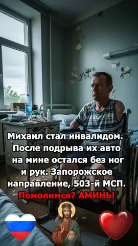 Стал инвалидом после после защиты России на Запорожском направлении #Мольба #ПоддержкаПередовой #КрепостьДуха #ВераВПобеду #БожеСпаси 