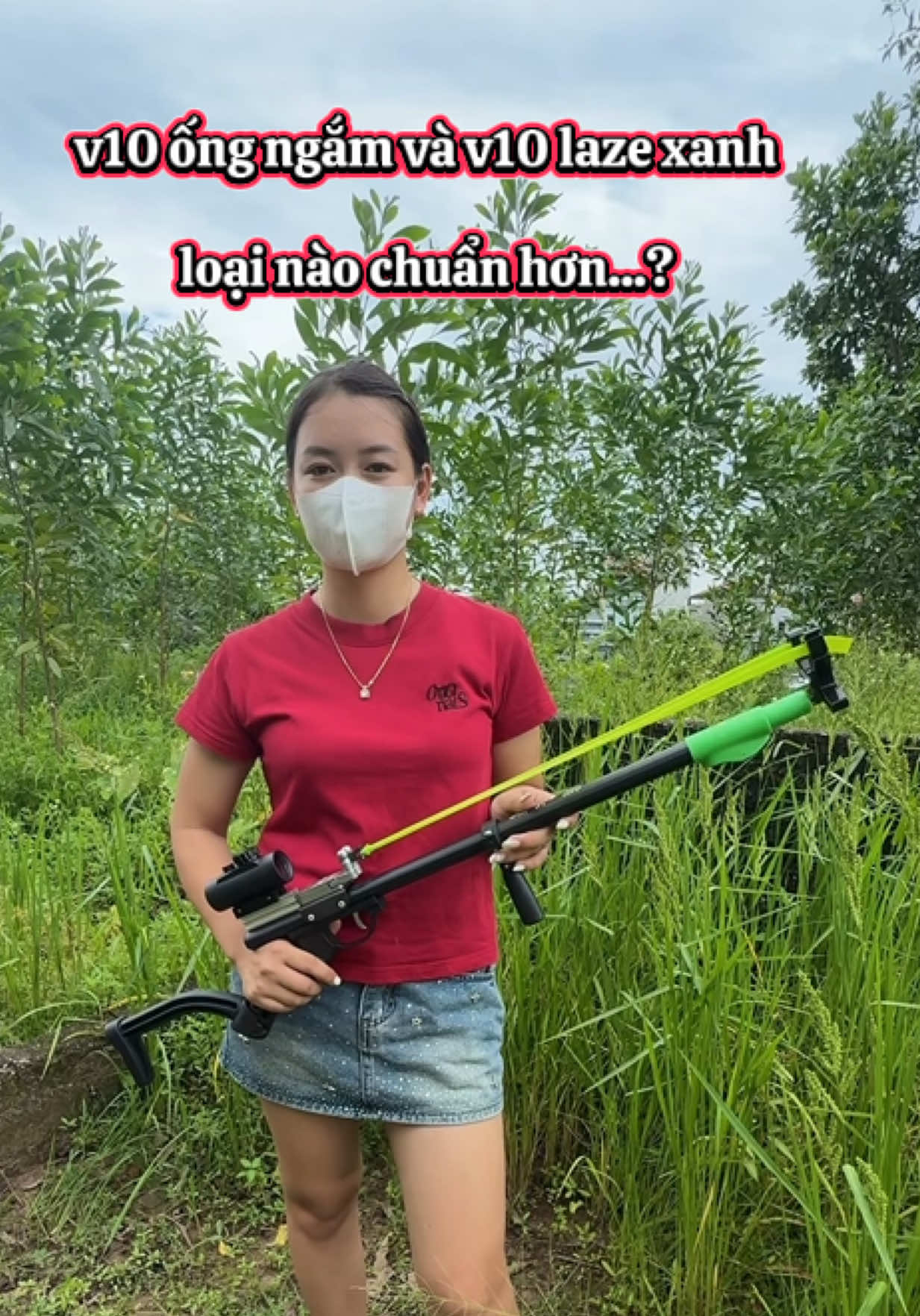 Ná vip 10 ống ngắm và v10 laze xanh loại nào chuẩn hơn..