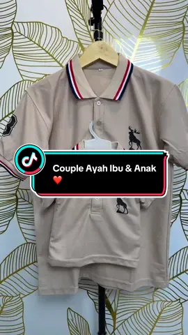 Rekomendasi Couple Ayah & Anak Kaos Polo 😍🥰❤️✨ yuk di cek out bunda 🫶🏻 #kaospoloanak #coupleayahanak #coupleibudananak #poloanak #poloshirt 
