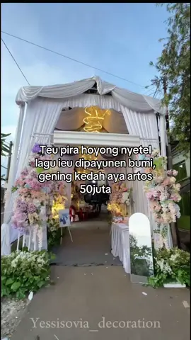 Lebih malahan😭😂#hajatankampung #hajatan #adatsunda #dekorasiwedding 