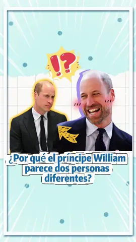 ¿Por qué el príncipe William parece ser dos personas diferentes?#royalfamily #william #queen 
