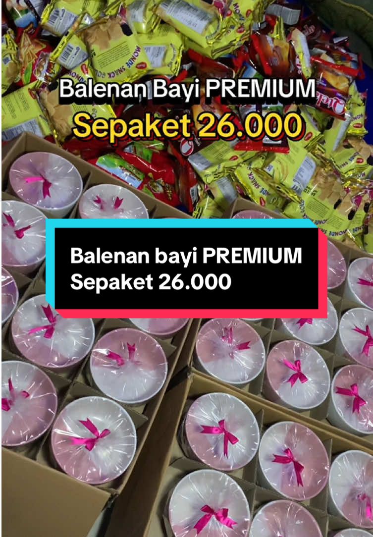 Paket Balenan se emberr Rp 26.000 ✅ Sudah termasuk ember ✅ Bisa custom nama baby di tas ✅ Gratis ongkir wilayah Kudus Kota  ✅ Bisa kirim area Kudus, Pati, Jepara, Demak Menerima pesanan untuk acara  🎁 Balenan kelahiran anak  🎁 Balenan aqiqah anak  🎁 Balenan rumah baru  🎁 Hampers lebaran  🎁 Balenan haji dan umrah  🎁 Balenan khitan  dsb  Untuk pemesanan, hubungi 0877 5198 4484 #balenan #balenankudus #balenanlahiran #balenanmurahkudus #balenanbayi 