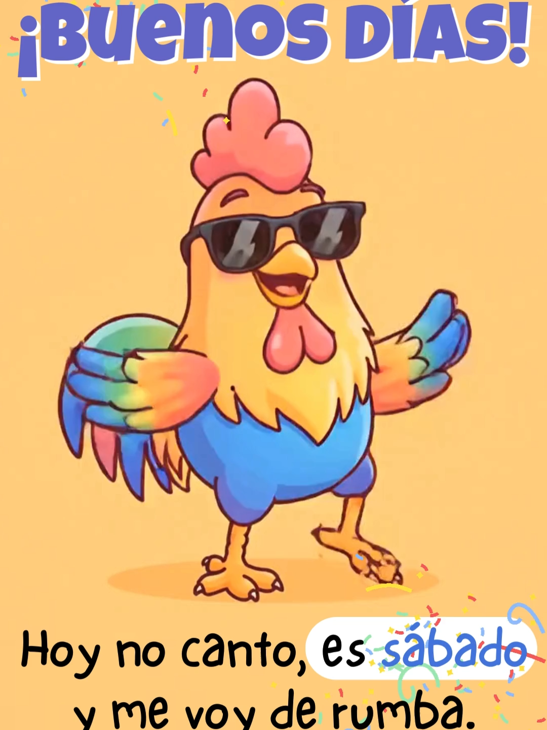 Hoy no se madruga 😂😂😂 ¡Feliz sábado de rumba! 🌈 Comenten TARJETAS si desean que les envíe más videos e imágenes como este totalmente gratis a su WhatsApp #FelizSabadoParaTodos #SabadoDeRumba