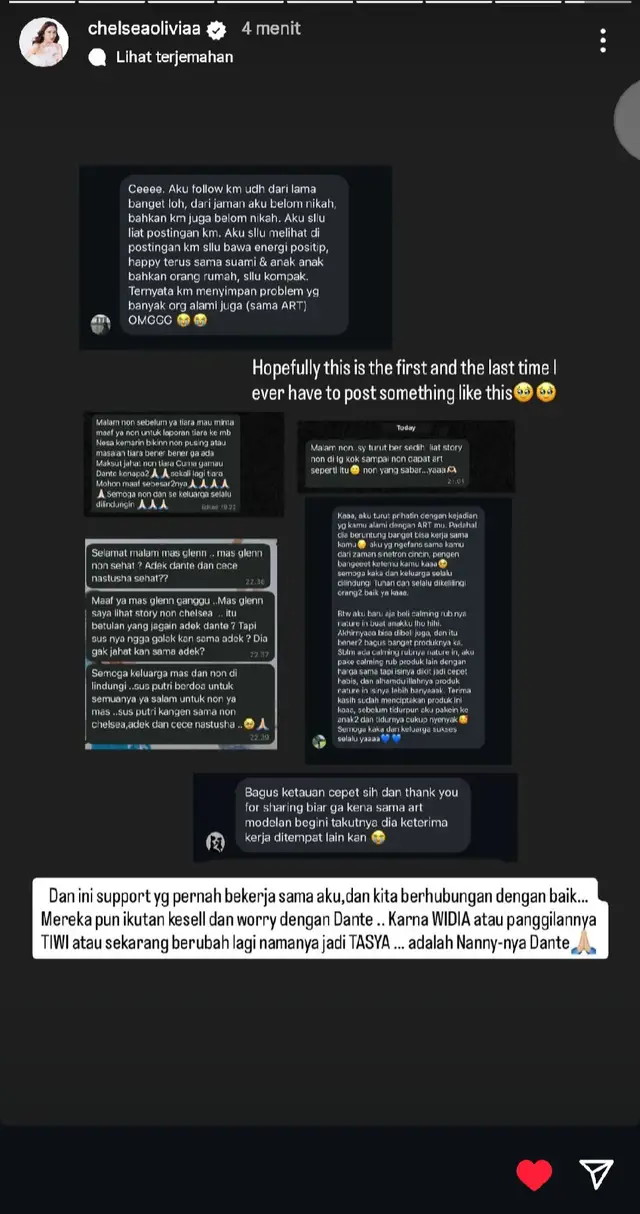 ternyata orang yg tak pernah up masalah apa pun dan sebaik apa pun, ketika bertemu dengan orang yg berbuat kesalahan fatal, bisa juga murka, masih di bawah 20thun umur, udah bisa pesta miras di rumah bosnya lg,  aku yg sudah 31 tahun gk pernah nyentuh rokok #artsukapamerpakebajunonanya #takadamalu #ChleseaOlivia, 