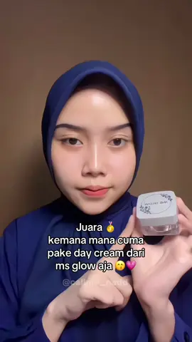 Yuk smaan juga pake day cream Ms Glow, aku pake yang whitening yah💗🫰🏻 @msglow.beauty  @Shandypurnamasary  #msglow#daycreamwhitening  #elitGLOWbal#GLOWingkanSekitar#fyp 