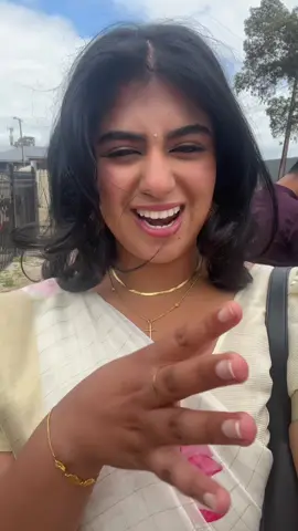 Guys I pleated the saree myself 🤭😝😝😝😝#mallu #onam #saree 