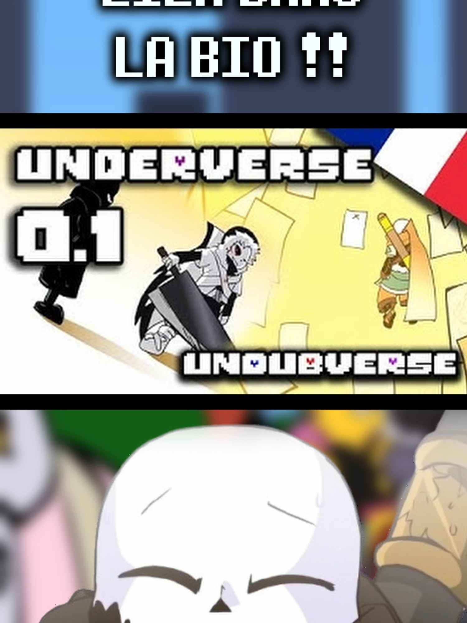 C'est vrai que ce serait bête...#underverse #undertale #sans #sansundertale #doublage #vf #humour