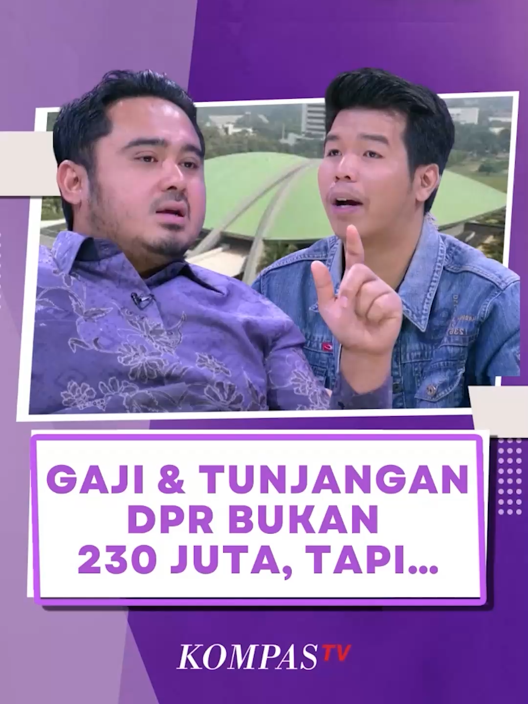 Publik Tolak Gaji dan Tunjangan Ratusan Juta DPR Tanpa Transparansi Ketua BEM UNPAD tahun 2022 yang juga kreator konten #LawanButaPolitik, Virdian Aurellio meminta transparansi tunjangan dan gaji anggota DPR hingga 100 juta lebih per bulan. Ia juga mempertanyakan tunjangan kehormatan yang diterima anggota dewan.  Virdian menolak ketika DPR menerima gaji dan tunjangan besar di tengah kondisi ekonomi saat ini. Sebab, performa DPR-nya belum baik.  Anggota Komisi II DPR Fraksi Golkar, Ahmad Irawan menanggapi protes publik terhadap gaji dan tunjangan DPR, itu tidak hanya mengenai soal nominal angka, tapi juga terkait dengan ekspektasinya terhadap kinerja DPR. Menurutnya, memang itu telah disadari oleh DPR, bahwa salah satu tantangan terbesar adalah terkait dengan kepercayaan publik. Irawan mengklarifikasi gaji dan tunjangan para anggota dewan berkisar di atas 100 juta namun tidak melebihi 150 juta rupiah per bulan. Gaji yang diterima sekitar 16 juta. Saat ditanya rincian lainnya, ia mengaku tidak berani untuk menjawabnya, karena dirasa sensitif. Forum Indonesia untuk Transparansi Anggaran (Fitra) membeberkan penghasilan anggota Dewan Perwakilan Rakyat (DPR) bisa mencapai sekitar Rp 230 juta per bulan atau sekitar Rp 2,8 miliar per tahun. Jumlah ini mencakup gaji pokok, tunjangan, dan fasilitas lain yang melekat pada jabatan. Bagaimana pendapatmu?  Selengkapnya klik link di bio. ▶️  #demo #tunjangan #dpr #virdianaurellio #ahmadirawan #kompastv #rosikompastv #rosiannasilalahi #golkar #gaji