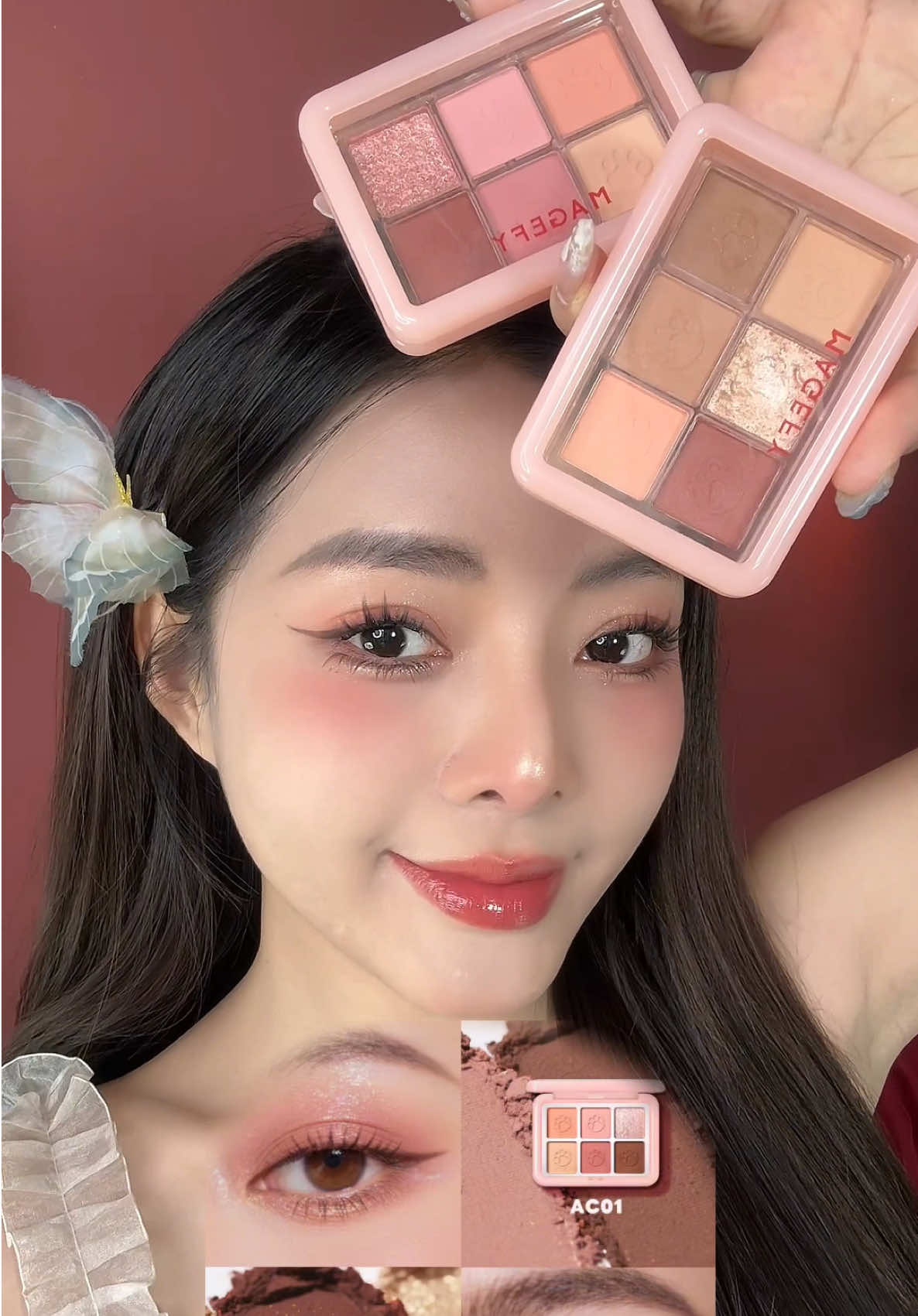 Giá hạt dẻ mà dùng ok phết ☺️ #MAGEFY #MAGEFYMAKEUP #MAGEFYEYESHADOW 