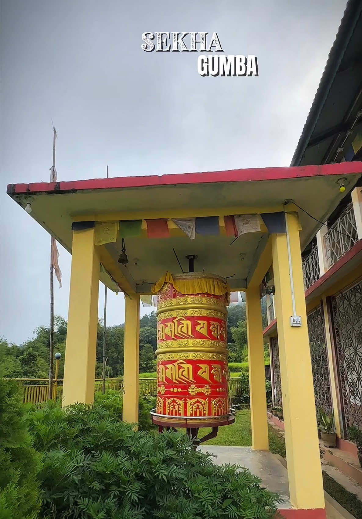 Moments of silence at Sekha Gumba 🌸 • 📍:-Sekha, Sankhuwasabha • #khandbari #sankhuwasabha #makalu #sekha #fyp