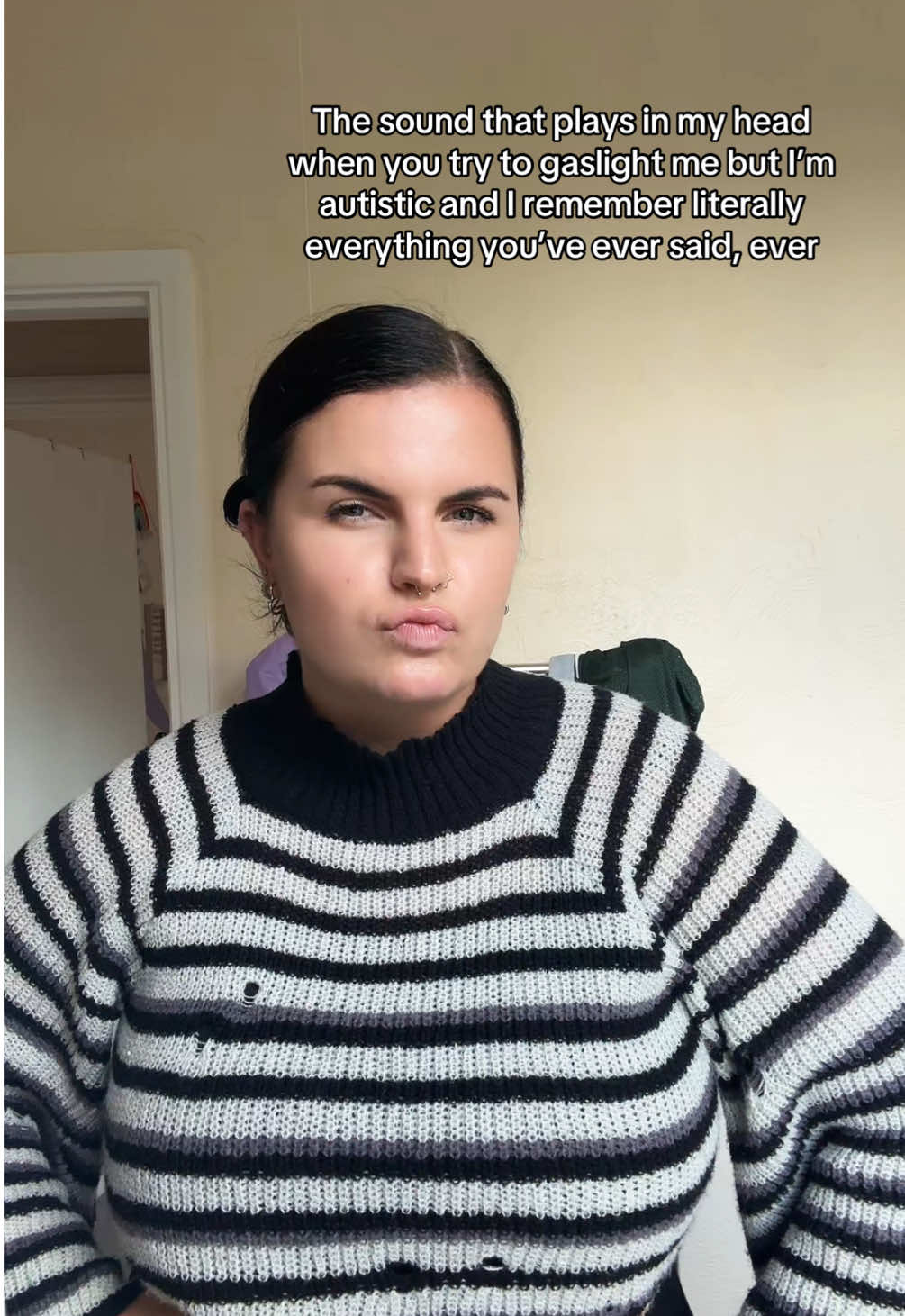 I’d made a great detective icl  #audhd #autism #actuallyautistic #neurodivergent #gaslighting  