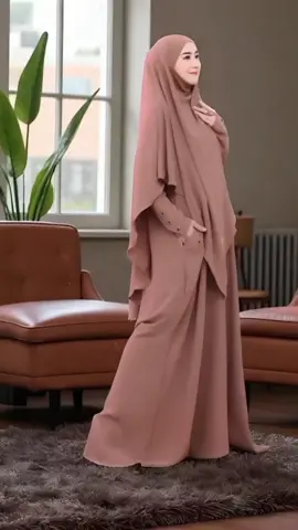 gamis abaya haviza set french khimar abaya muslim umroh haji crinkle mewah variasi kancing #gamissethijab #abayaterbaru #simpleeleganmewah #murahberkualitas #fashionmuslimah