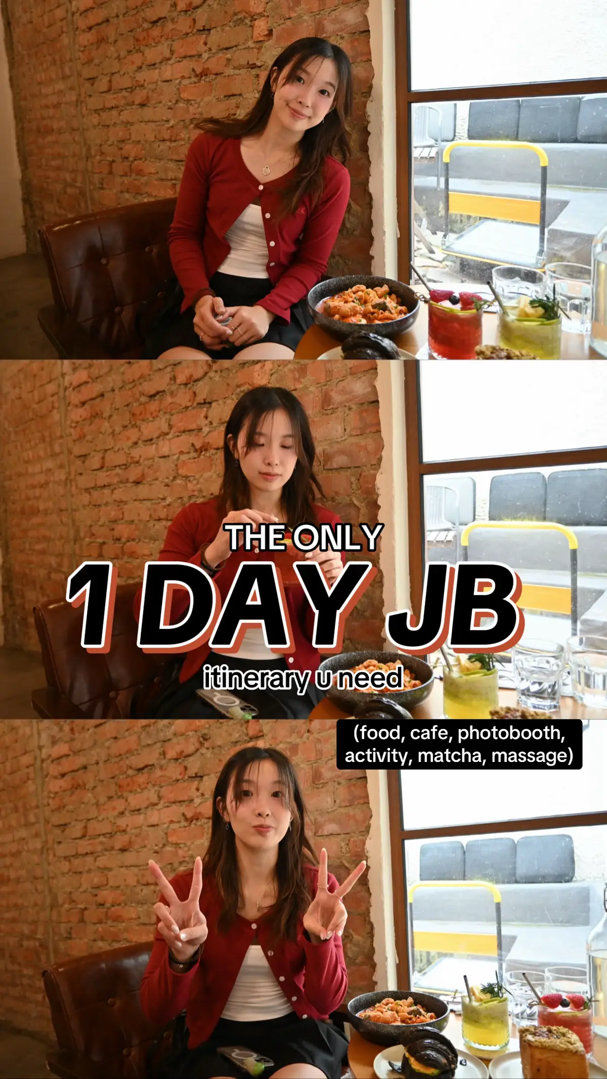 I love JB & this is a ONE DAY PLAN FOR U. From Cafes, Activities, Spa, Food, Photobooth and Matcha! Grab ur friends & GO TO JB NOW!!! 🏃🏻‍♂️🏃🏻‍♀️🏃 #fyp #foryou #foryoupage #sgtiktok #tiktokfyp 