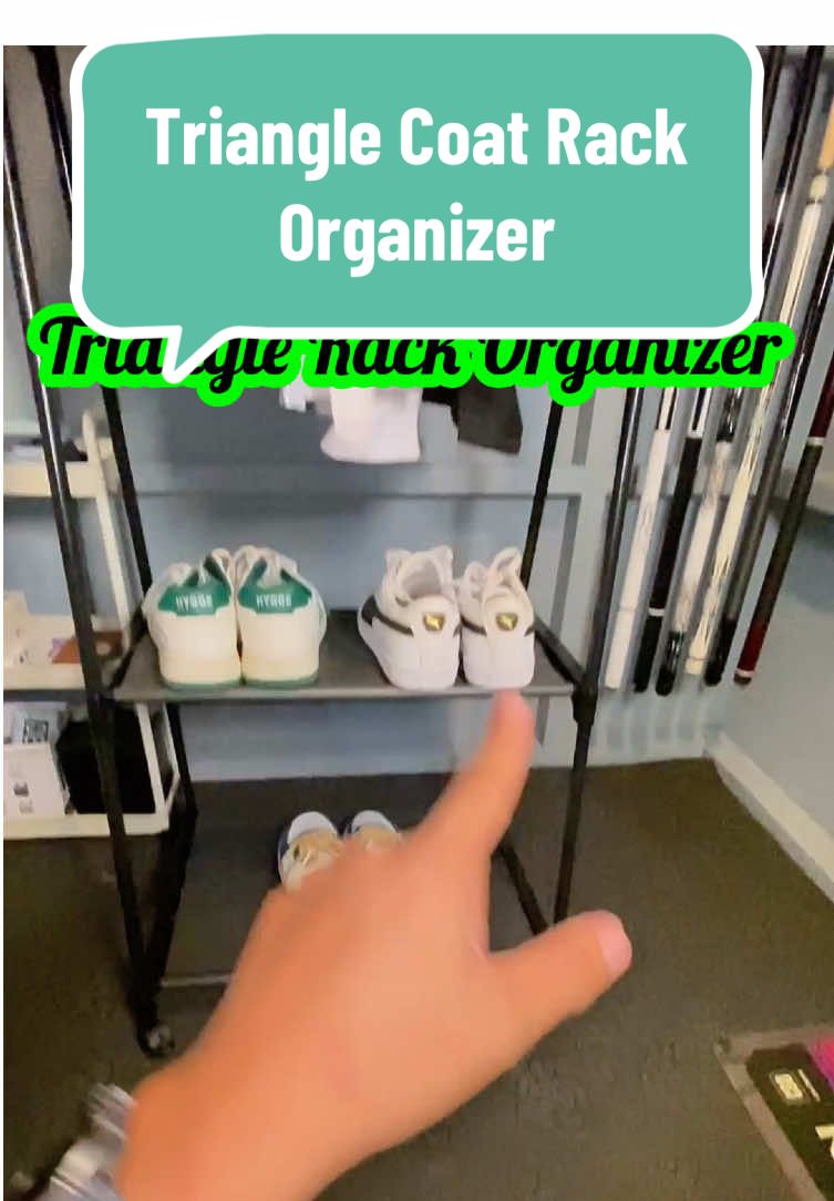 This triangle coat rack can help you organize your home Coat rack organizer  Triangle rack organizer  Triangle clothes organizer  Triangle coat rack Rack organizer  Gami Triangle Coat Rack #trianglerackorganizer #coatrackorganizer #triangleorganizer #rackorganizer #gamitrianglecoatrack 