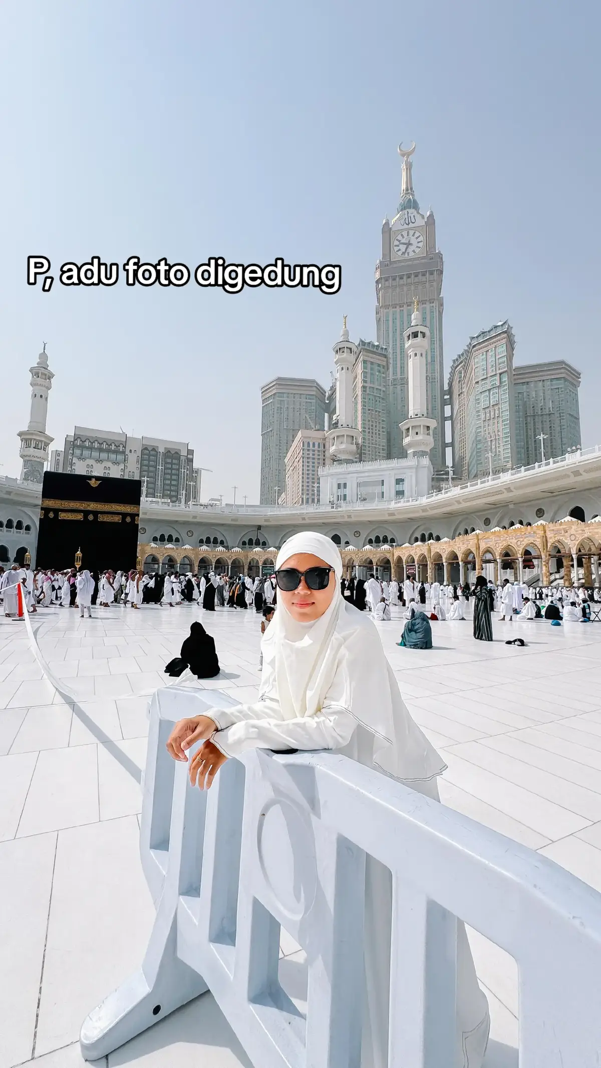 MasyaAllah 🤍 pemandangan yang ga pernah bosen untuk dipandang🤍🤍#fyppppppppppppppppppppppp #mekah #kabbah #umroh2025 