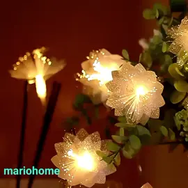 Luzes de corda de Flores de Fibra Óptica BLUEVELVET1, Lâmpadas de Fadas de Camada Dupla Alimentadas por Bateria (link nos comentários)