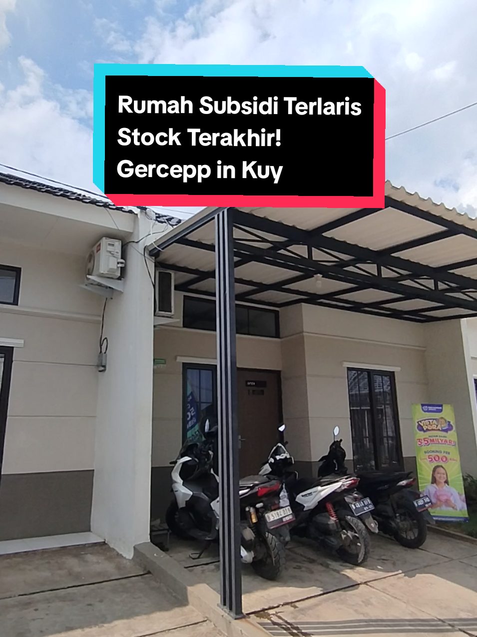 Rumah Subsidi Terlaris..  Stock Terakhir!  Gercepp in Kuy..  Cicilan Cuma 1.2 Flat Sampai Lunas..  Info Visit: 0813.99.18.18.93 #fyp #rumahsubsidi #puriharmonijonggol #rumahmurah #budiombhe 