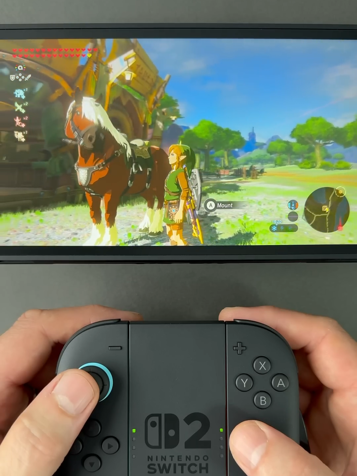 Epona em The Legend Of Zelda Breath of Theu Wild. #thelegendofzeldatearsofthekingdom #zelda #thelegendofzelda #thelegendofzeldabreathofthewild #nintendo 