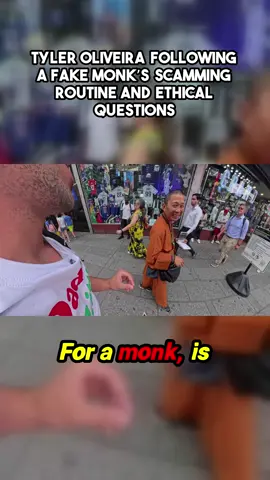 Delve into the intriguing world of spiritual commerce as we shadow a monk who takes the unexpected route of blending Buddhism with fundraising! Witness the clash between tradition and modernity as he navigates the fine line of ethics, all while collecting donations for his temple. This video raises the vital question: is it acceptable for a monk to engage in money matters? Through an undercover lens, observe the thrilling moment when our crew encounters a noticeable shift in his demeanor from cordiality to frustration when challenged about his practices. The journey takes a wild turn in the subway, leading to a moment of truce but leaving us with more questions than answers about the morality of his actions. Plus, uncover the secrets behind the notorious bike scams that can cost unaware riders a hefty fee for a ride that seems too good to be true! @tyleroliveira Prepare for a rollercoaster ride of emotions as you consider the ethical dilemmas intertwined with the quest for survival in today's world. Is the line between spirituality and scamming as thin as it seems? #Buddhism #MonkScams #EthicalDilemmas #ScammingExposed #Documentary #Spirituality #HiddenCamera #ViralVideo #Undercover #StreetScams #PublicAwareness #BuddhistViews #SocialExperiment #UncoveringTruths #TokyoJourney