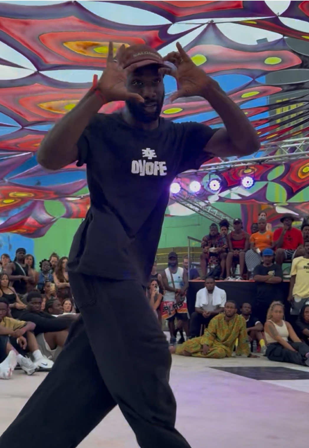 @hamiltonvipajiz with the 🫶🏽 vibes🥋 #dance #blackbeltbattle #energy #battle #oyofedancebattle 