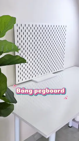 Cuối tuần dọn dẹp sắp xếp lại bàn làm việc cùng tui nha. Có bảng pegboard trông gọn gàng hẳn nè #bangpegboard #banglo #decor #review #xuhuong  @Quýt review 🍊✨ 