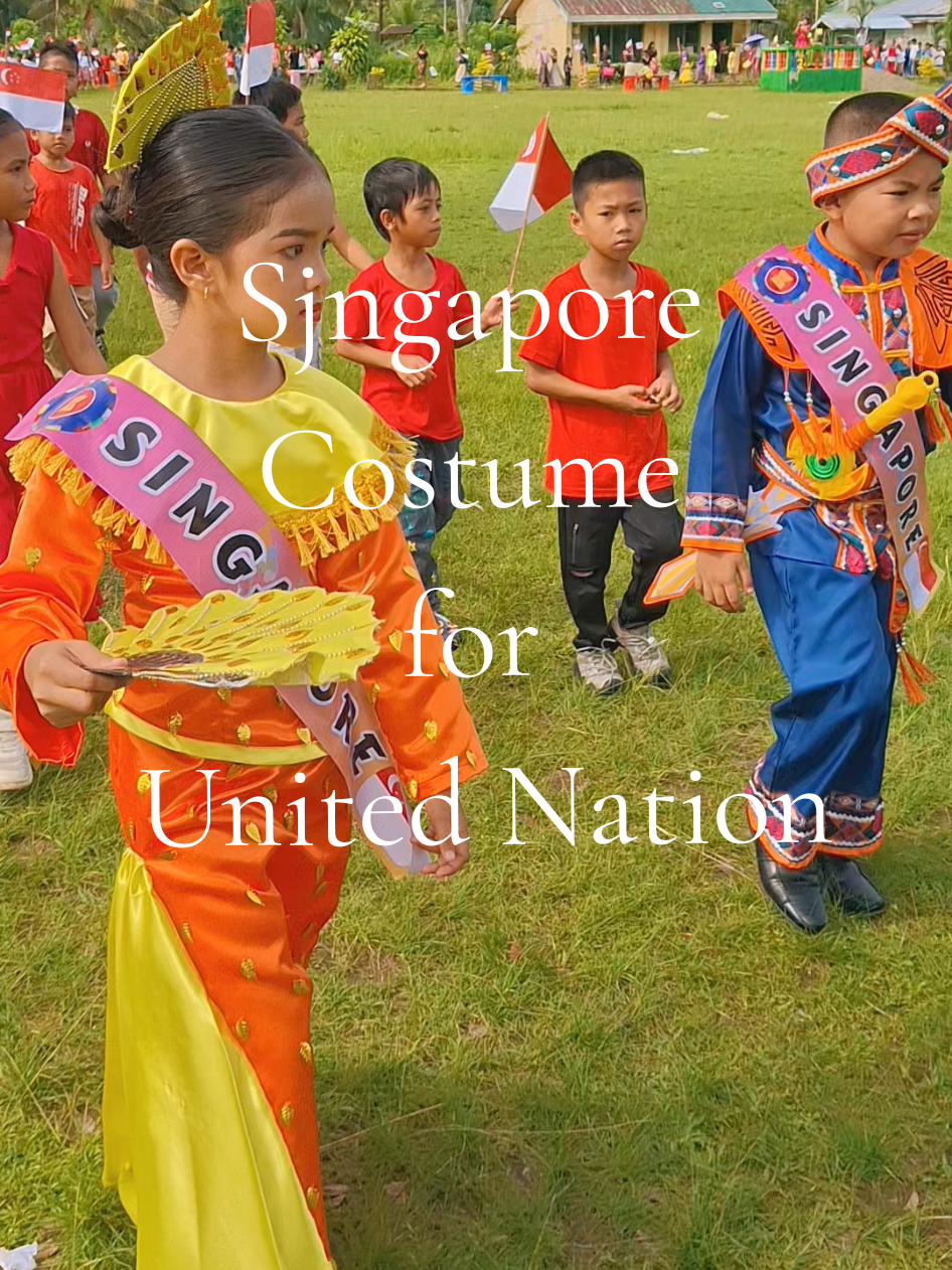 singapore attire for boys✨️ #unitednation #unitednationcostume #singaporecostume #singaporeattire #fyp 