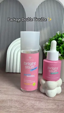 Package Double Trouble ✨#serumbrightstuff #toneremina 