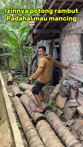 Pak suami Izinnya potong rambut padahal mau mancing #enchenID @ENCHEN PERSONAL CARE #enchenbeardo2 #alatcukur           #alatcukurelektrik         #enchenmenscare