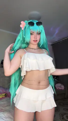 Ах, последние деньки лета #mrskotyacosplay #hatsunemiku #miku #brasil🇧🇷 #cosplay 