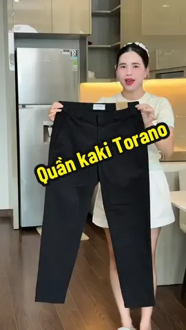 Các a cần quần kaki mà thoải mái bụng thì thử mẫu này nha #kieugialinh #quankaki #quandainam #torano 