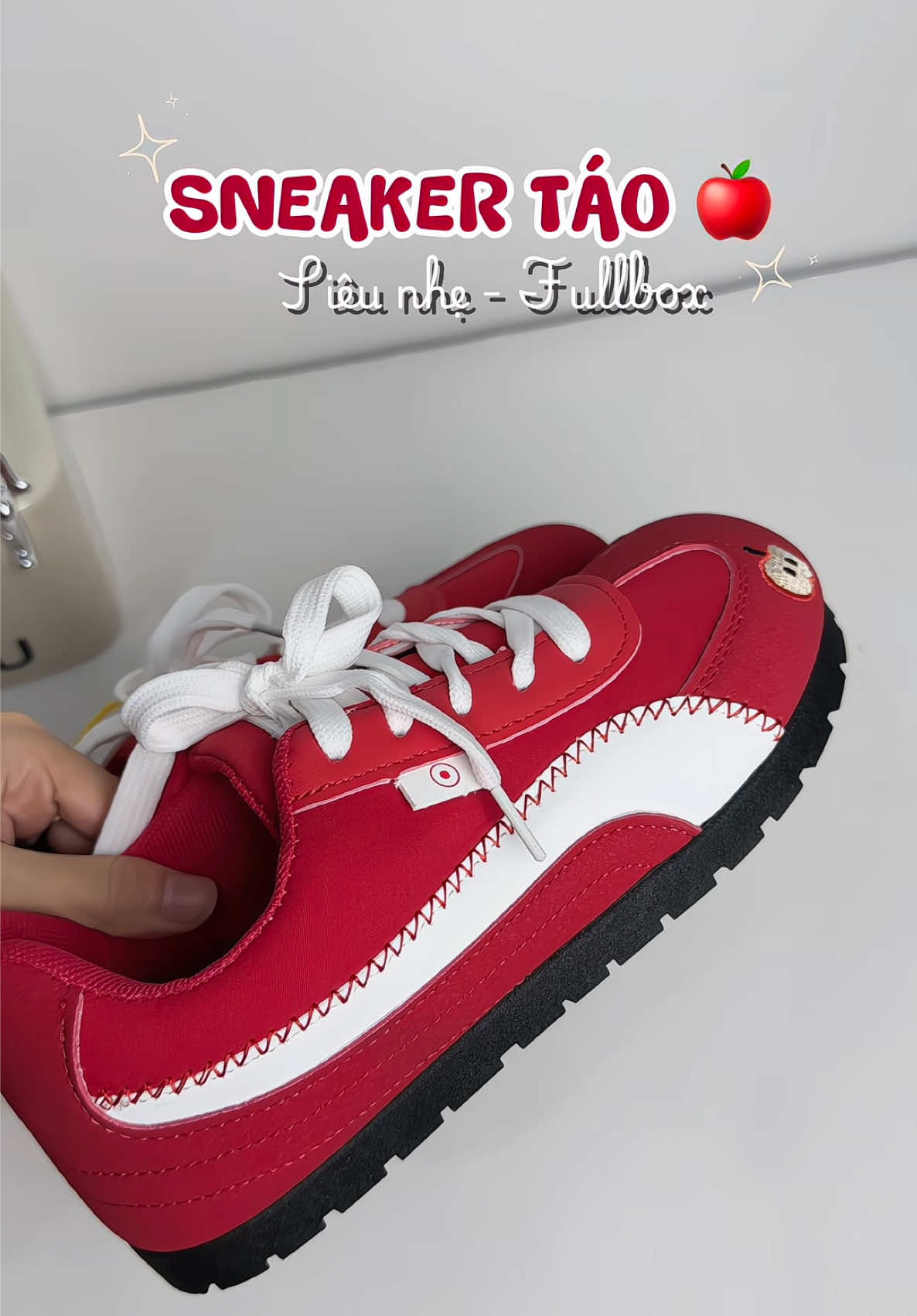 ✨ Giày thể thao nữ siêu nhẹ nha chị em 🍎 #giaythethaonu #giaysieunhe #giaysneaker #hiemcamiu🍊 #mommycamiu 