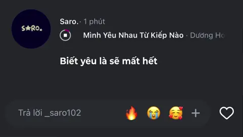 Biết yêu là sẽ mất hết #_saro102 #lyrics #nhachaymoingay #xuhuong 