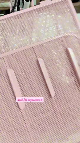 Sobrang dali lang I assemble^^ #deskfileorganizer #pinkstuff 