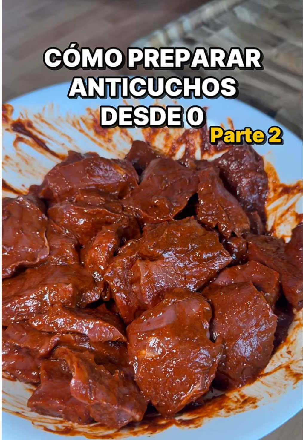 RECETA AL FINAL DEL VÍDEO 🔥 👉🏻 Cómo preparar anticuchos desde 0 (Parte 2) PARTE 1: Limpieza y corte del corazón (subido al perfil) PARTE 2: Marinado y brocheado de los anticuchos Una vez hecho esto, ya estamos listos para hacerlos a la parrilla 🤩 PRÓXIMO VIDEO: Montaré una parrilla desde 0🫣 Recuerda que puedes probar los mejores anticuchos en mi restaurante @wanka_es . Ubicado en: 📍La 2ª planta del Centro Comercial Sambil Outlet, 28917, Leganés, Madrid  🕒Abierto todos los días de 13h a 23h #comidaperuana #cocinaperuana #restaurante #restauranteperuano