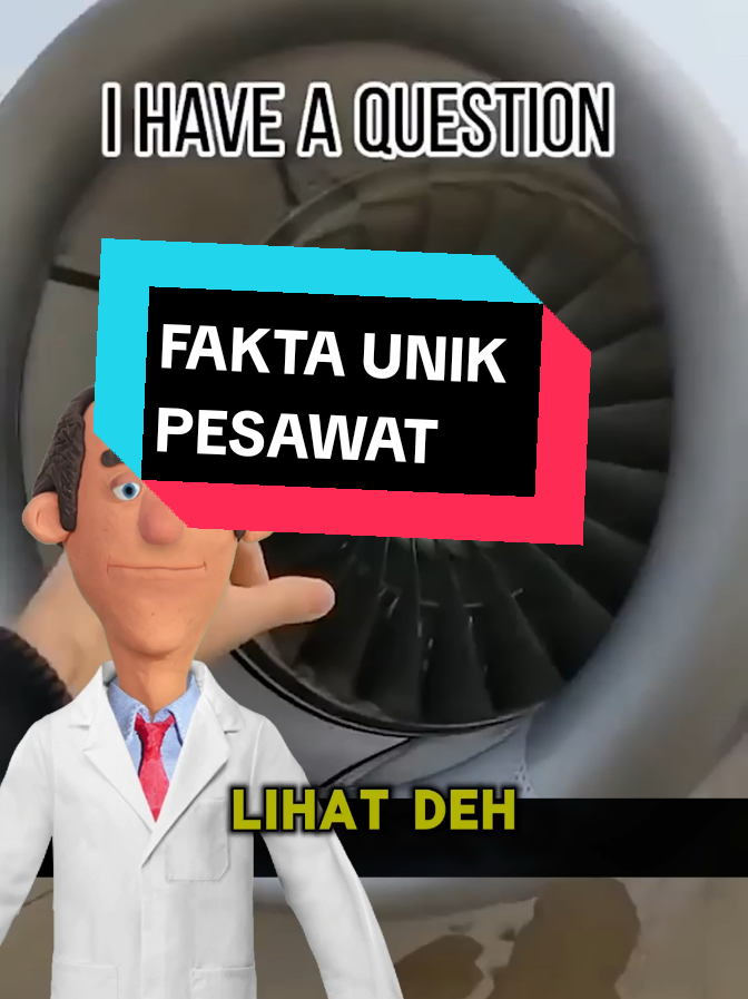 Pernah ada yang mikir kalo di baling baling pesawat itu ada sesuatu yg berguna banget? #pesawat #faktaunik #fyp 