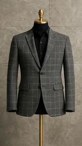 Tingkatkan tampilan formal Anda dengan blazer pria bergaya kotak-kotak abu-abu ini, dirancang untuk kesan profesional yang tetap stylish. Dijahit dengan presisi dari bahan berkualitas tinggi, blazer ini menampilkan motif grid putih halus yang memberikan sentuhan modern pada siluet klasik. - Desain Single Button: Kancing tunggal di bagian depan menciptakan tampilan ramping dan minimalis, ideal untuk gaya formal maupun semi-formal.   - Detail Premium: Dilengkapi dengan kerah notch lapel, kantong dada welt, dan dua kantong flap di bagian pinggang.   - Material Elegan: Tekstur kain yang halus dan ringan memberikan kenyamanan sekaligus tampilan mewah.   - Warna Netral Serbaguna: Abu-abu dengan aksen putih cocok dipadukan dengan berbagai warna celana dan aksesori.   - Cocok untuk: Meeting bisnis, acara formal, atau konten fashion pria di media sosial dan marketplace. #jas 