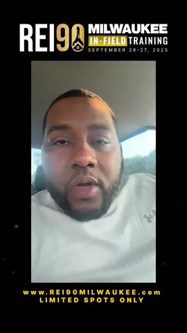 Stop trying to figure out real estate by yourself. The fastest way to win is to plug into a proven system, a supportive community, and step-by-step guidance. That’s why I built the REI 90 program—so you can structure your business, find and evaluate deals, and build your A-Team without wasting years making costly mistakes. Surround yourself with the right people, the right knowledge, and the right moves. __ 🔥 Milwaukee is the place to be for the REI90 In-Field Training with Will Roundtree! Walk live properties. Break down real deals. Learn side-by-side with 50 serious investors. 📅 September 26–27, 2025 ⚡ Only 50 seats available — don’t wait until it sells out! Visit www.REI90Milwaukee.com to register or learn more.