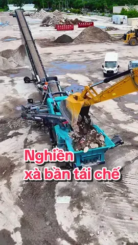 Máy nghiền xà bần, máy nghiền tái chế rác thải xây dựng #HIEUBUONGIO #maynghiendadidong #maynghienluudong #tramnghiendidong 