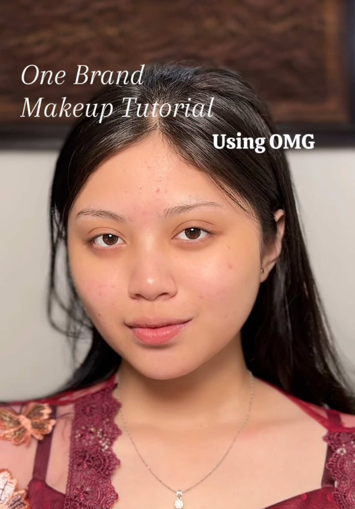 one brand makeup tutorial using @omgbeauty.id ❤️ #onebrandmakeuptutorial #omg #muabsd #rekomendasimakeup 