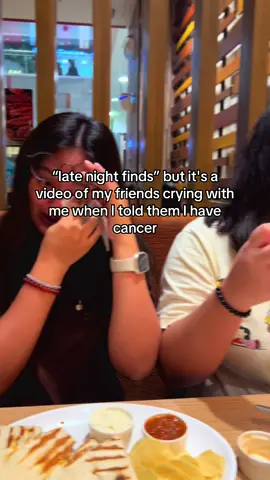 it was a sad moment #fyp #cancer #friends #latenightfinds 