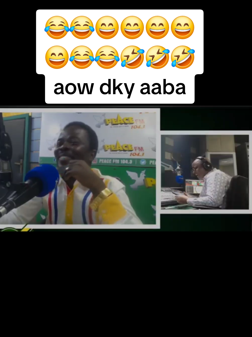 😂😂😄😄😄😄 😄😂😂🤣🤣🤣 aow dky aaba #dky #fyp #comedy #comedy #peacefm 