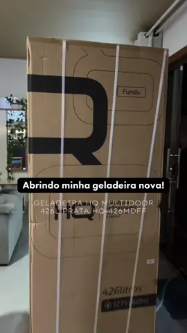 Geladeira Refrigerador HQ Frost Free Inverter Multidoor 426 Litros Prata HQ-426MDFF ##top#cozinha